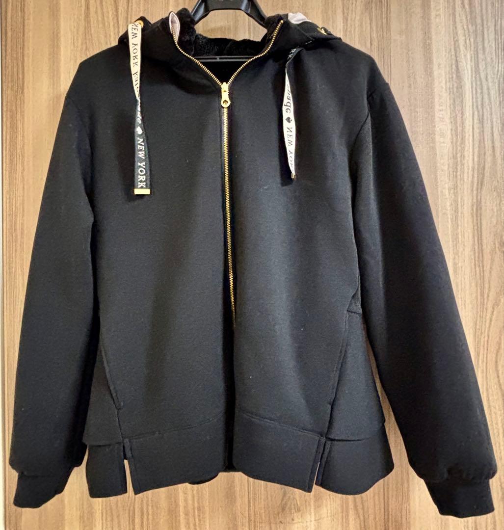 【未使用】kate spade ダンボールニット3wayパーカ♡160