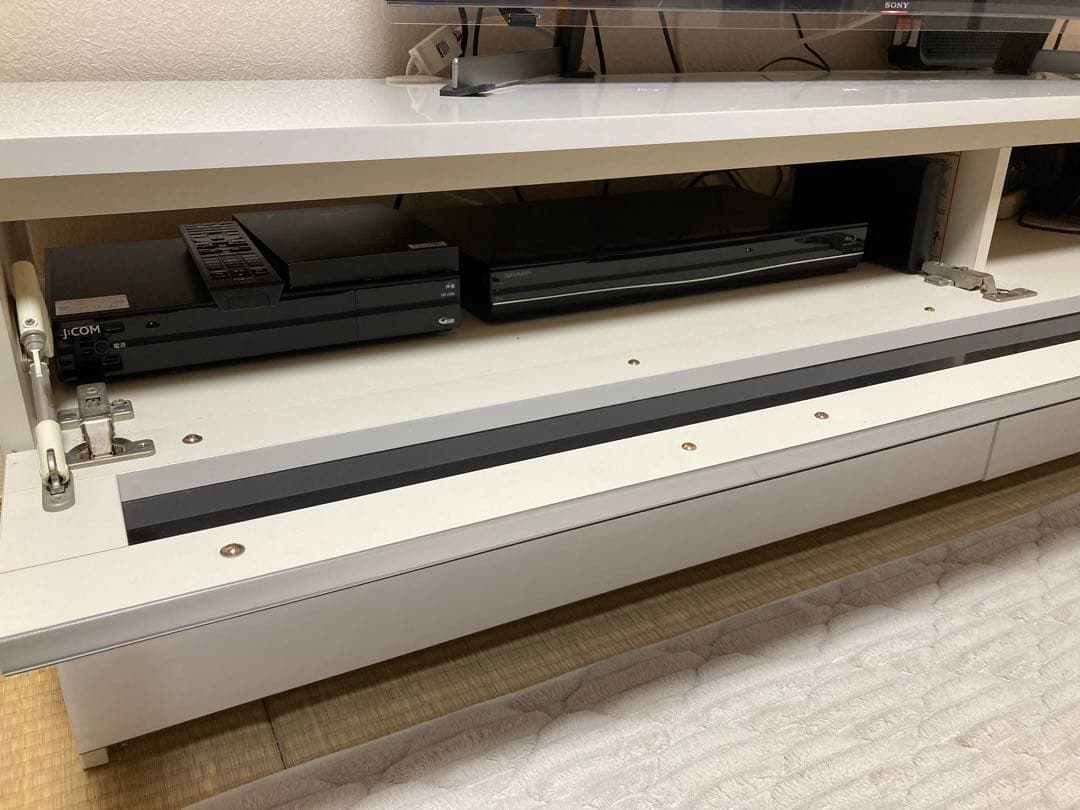 【としくん】テレビ台 ホワイト　幅180cm