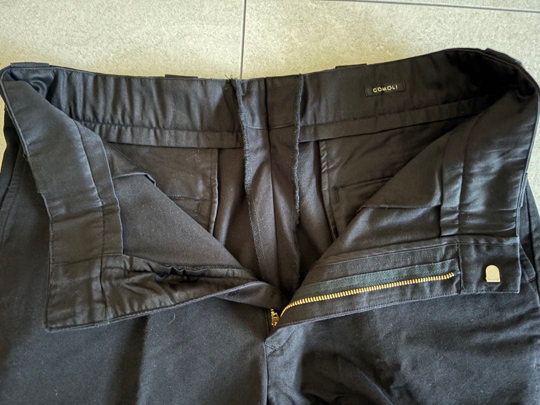 25AW【COMOLI】 新品未使用　コモリ　ポストワークツイルパンツ