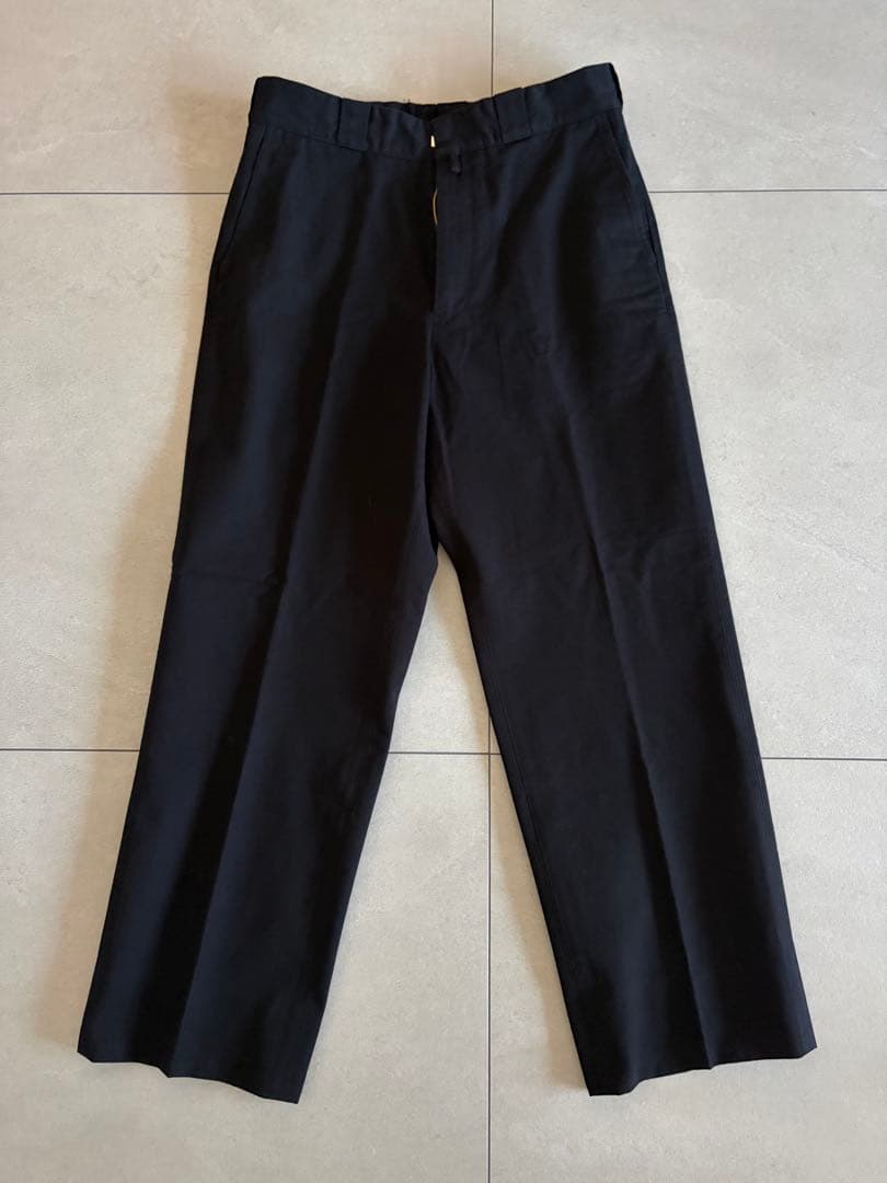 25AW【COMOLI】 新品未使用　コモリ　ポストワークツイルパンツ