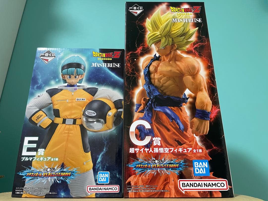VSオムニバスBRAVE C賞 超サイヤ人 孫悟空 E賞ブルマ 2体セット