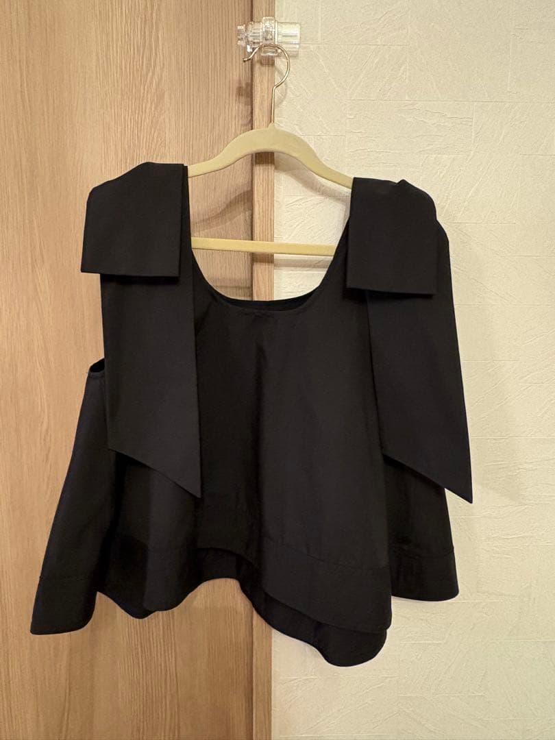美品　gypsohila ジプソフィア　switch tops リボン　ブラック