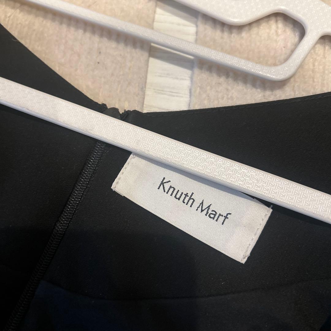 KnuthMarfブラック ロングドレス