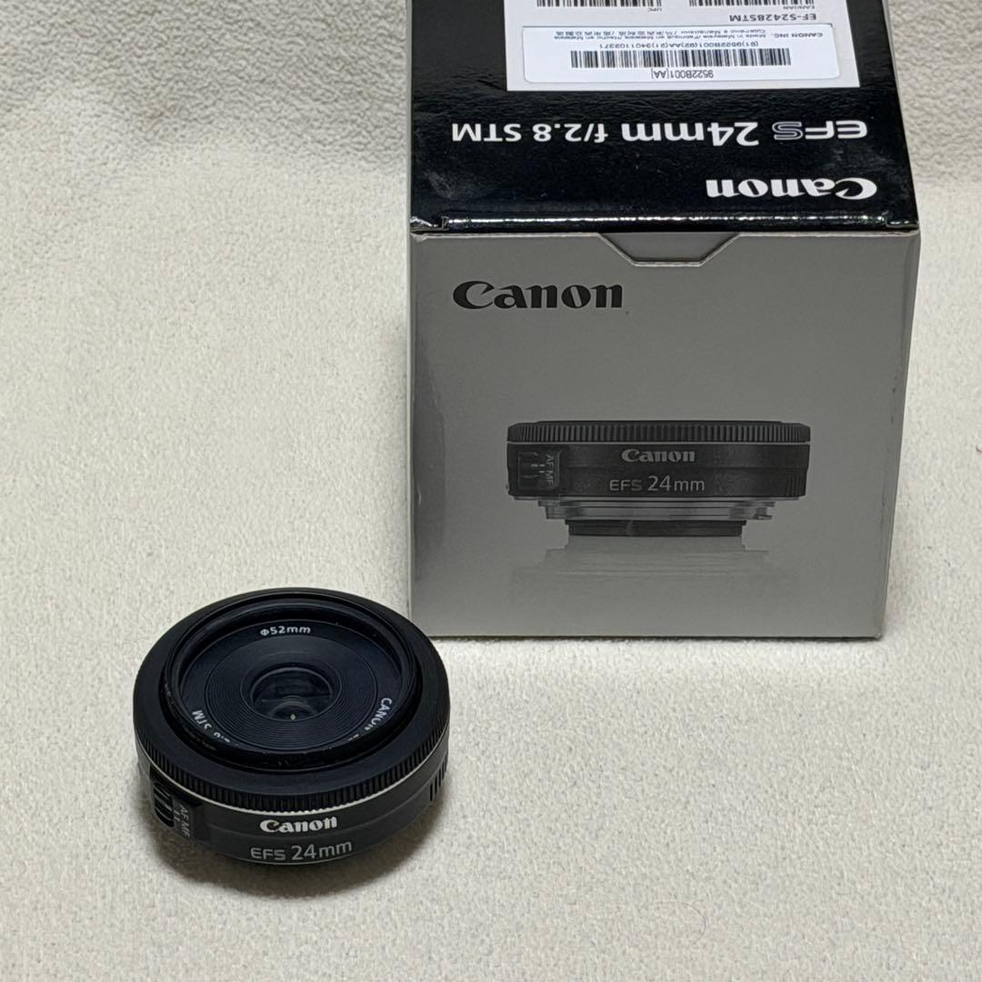 Canon EF 24mm f/2.8 レンズ 箱・フード付き