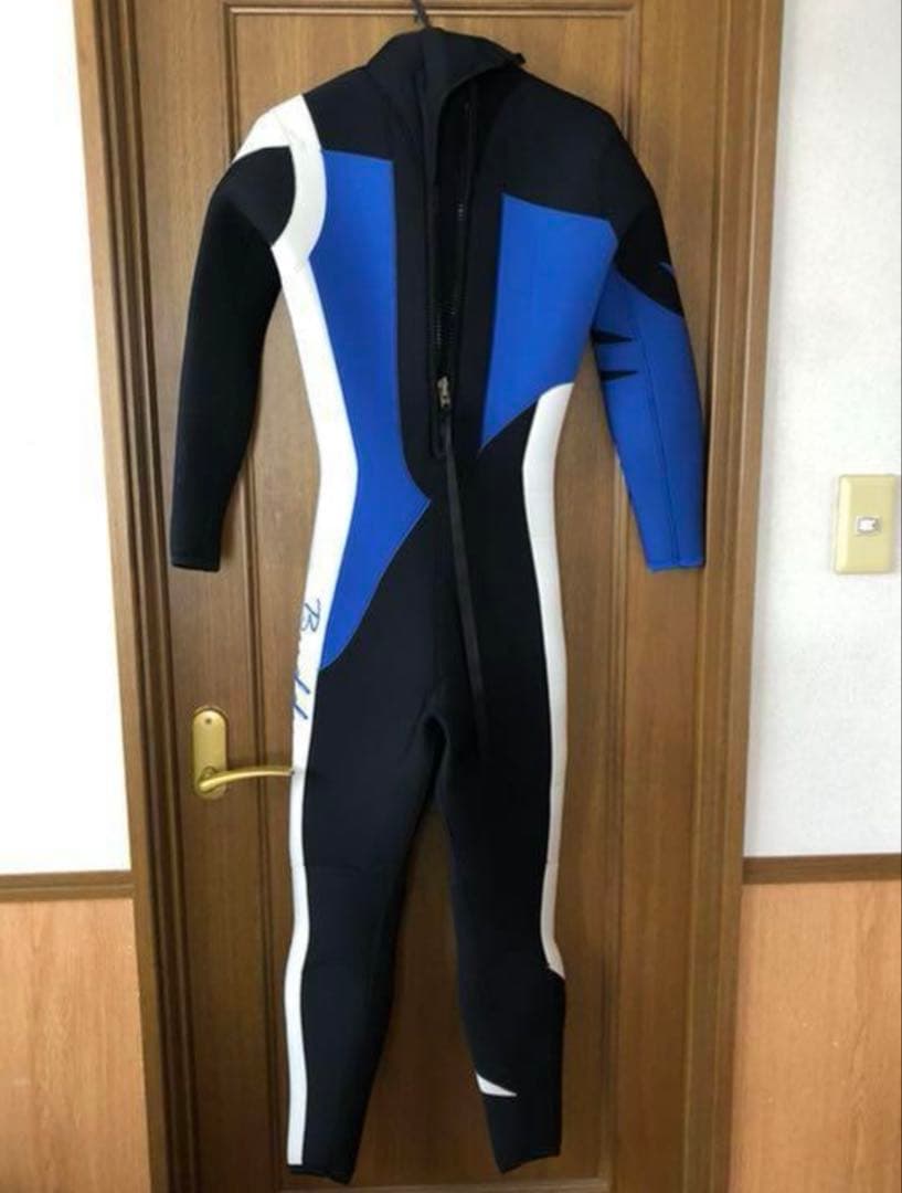 スキューバ ウェットスーツ フルオーダー 海 青 白
