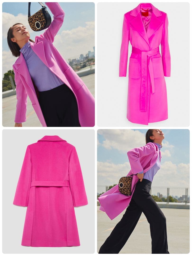 MAX &CO ラナウェイ　コート　ピンク　マックスマーラー　マックス&コー