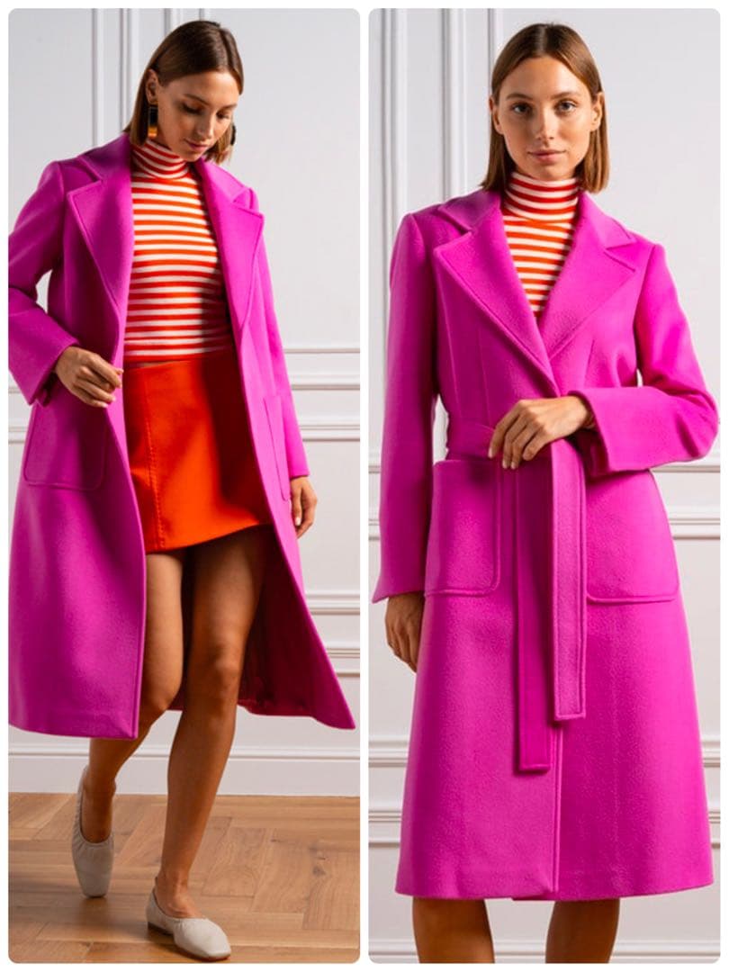 MAX &CO ラナウェイ　コート　ピンク　マックスマーラー　マックス&コー