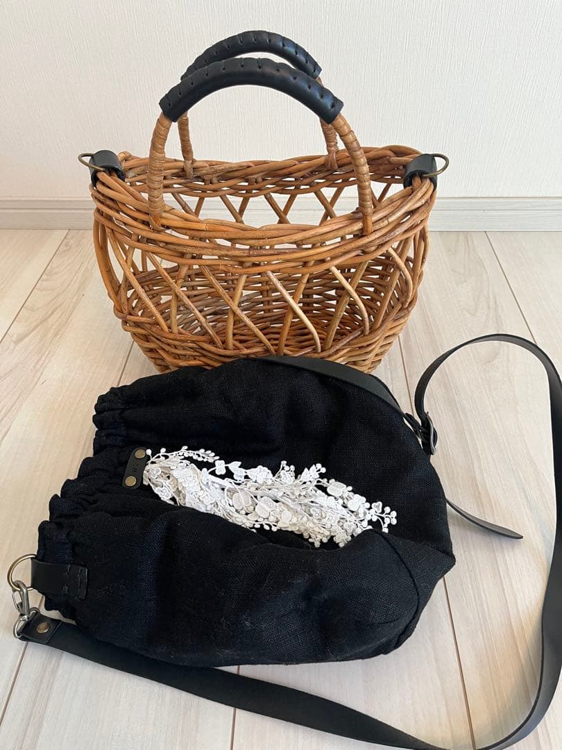 オーバールかごバッグ☆used