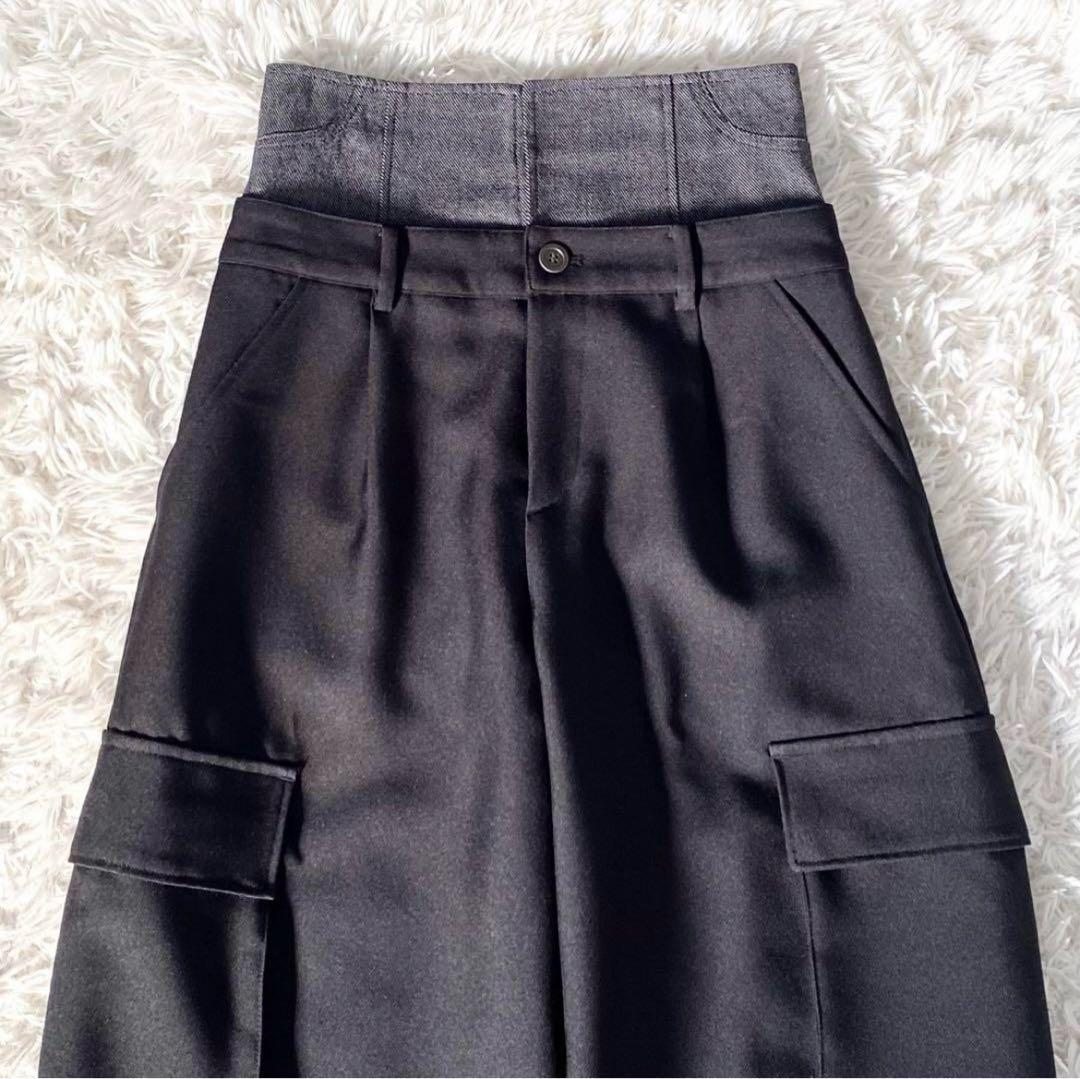 未使用級✨AMERI DENIM LIKE CORSET WORK PANTS