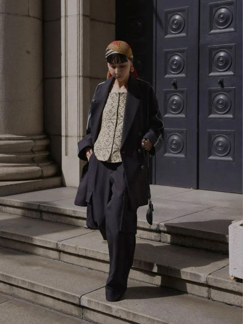 未使用級✨AMERI DENIM LIKE CORSET WORK PANTS