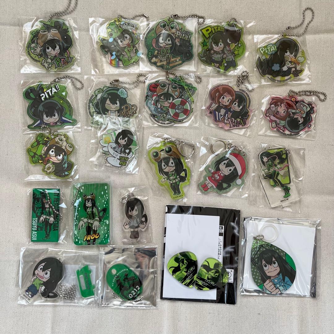 僕のヒーローアカデミア ヒロアカ 蛙吹梅雨 グッズまとめて