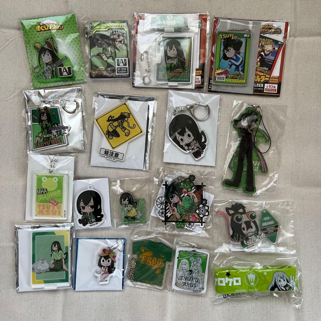 僕のヒーローアカデミア ヒロアカ 蛙吹梅雨 グッズまとめて