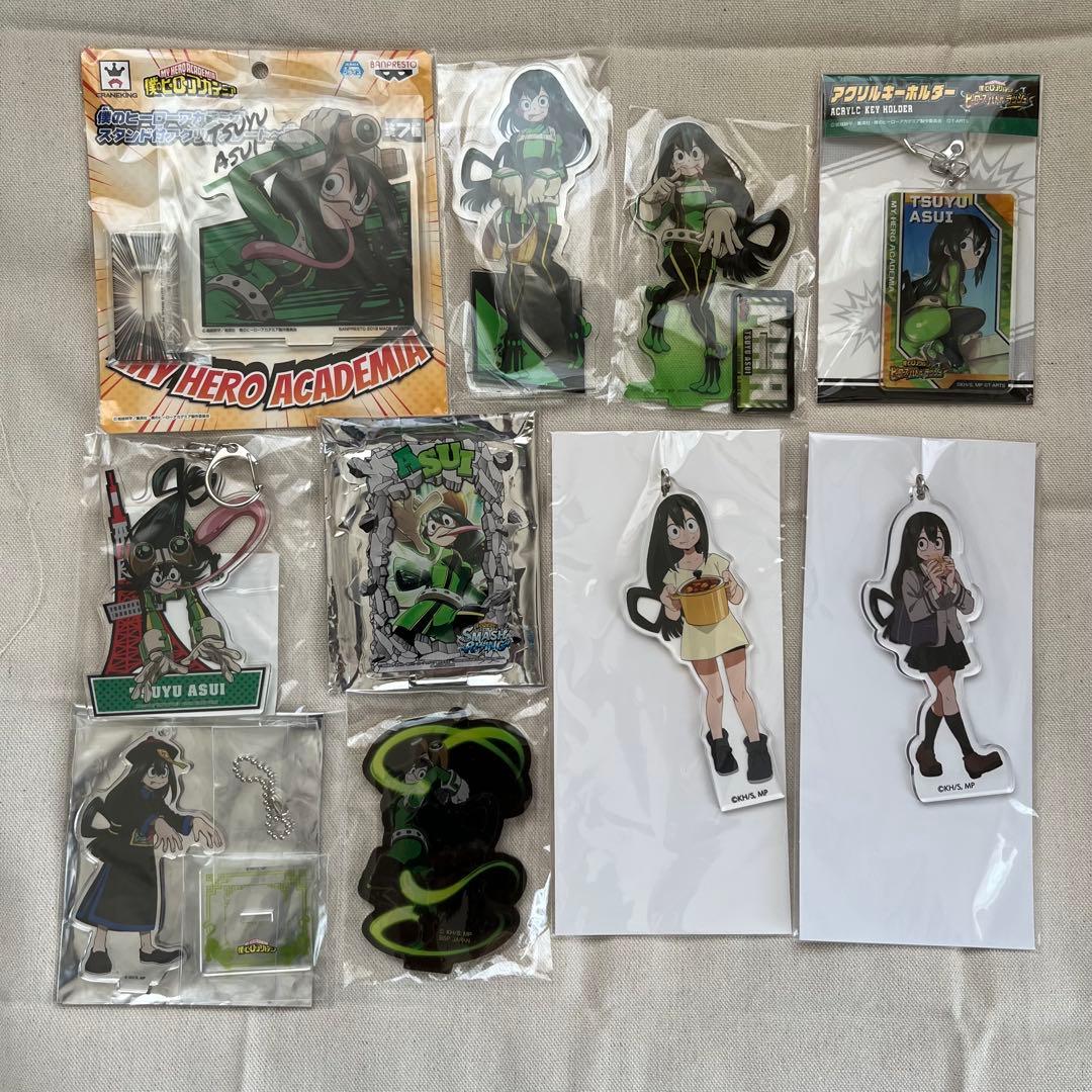 僕のヒーローアカデミア ヒロアカ 蛙吹梅雨 グッズまとめて
