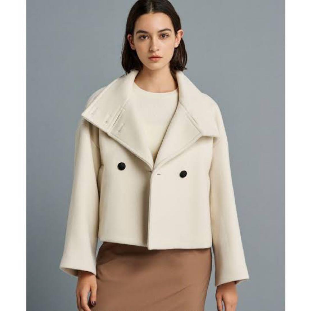 【uncrave】プルーフ メルトン ショート ピーコート