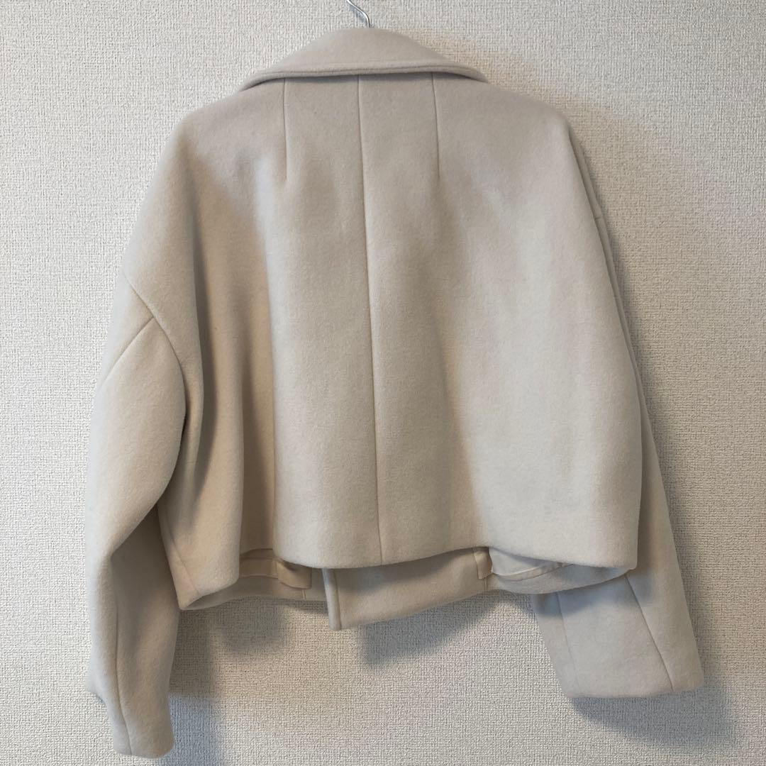 【uncrave】プルーフ メルトン ショート ピーコート