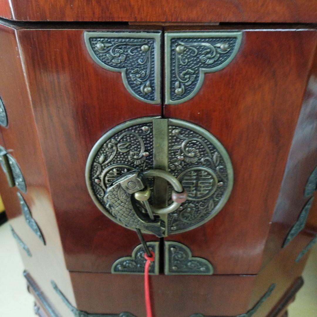 李朝家具　木製八角形家具　アンティーク