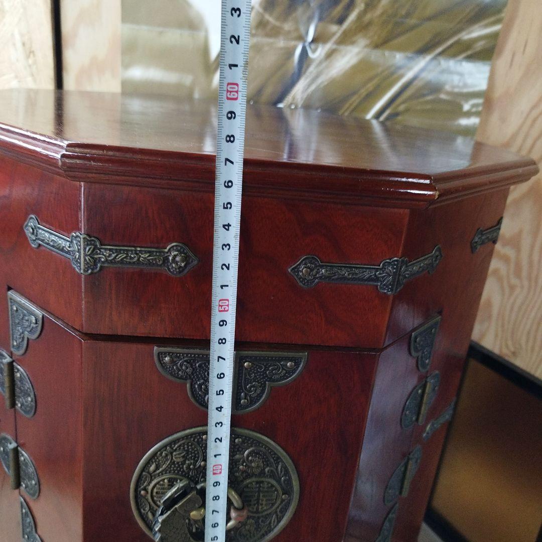 李朝家具　木製八角形家具　アンティーク