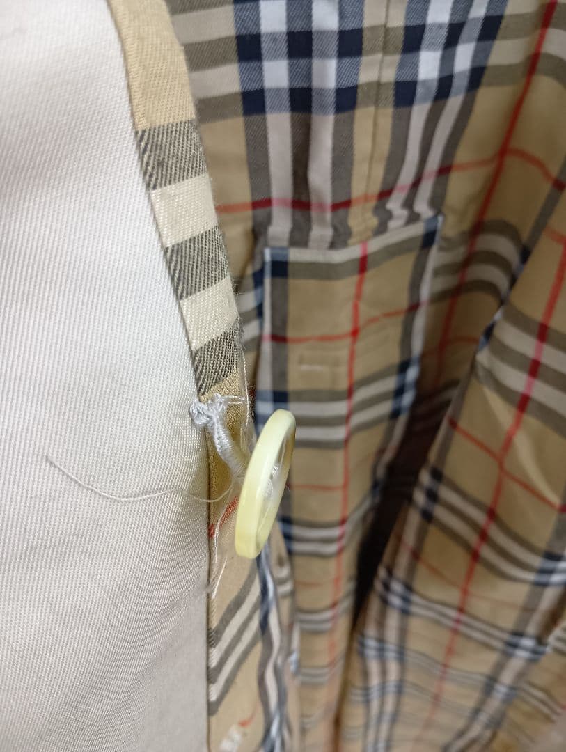 バーバリー ノバチェック レディース トレンチコート128CMS　YK