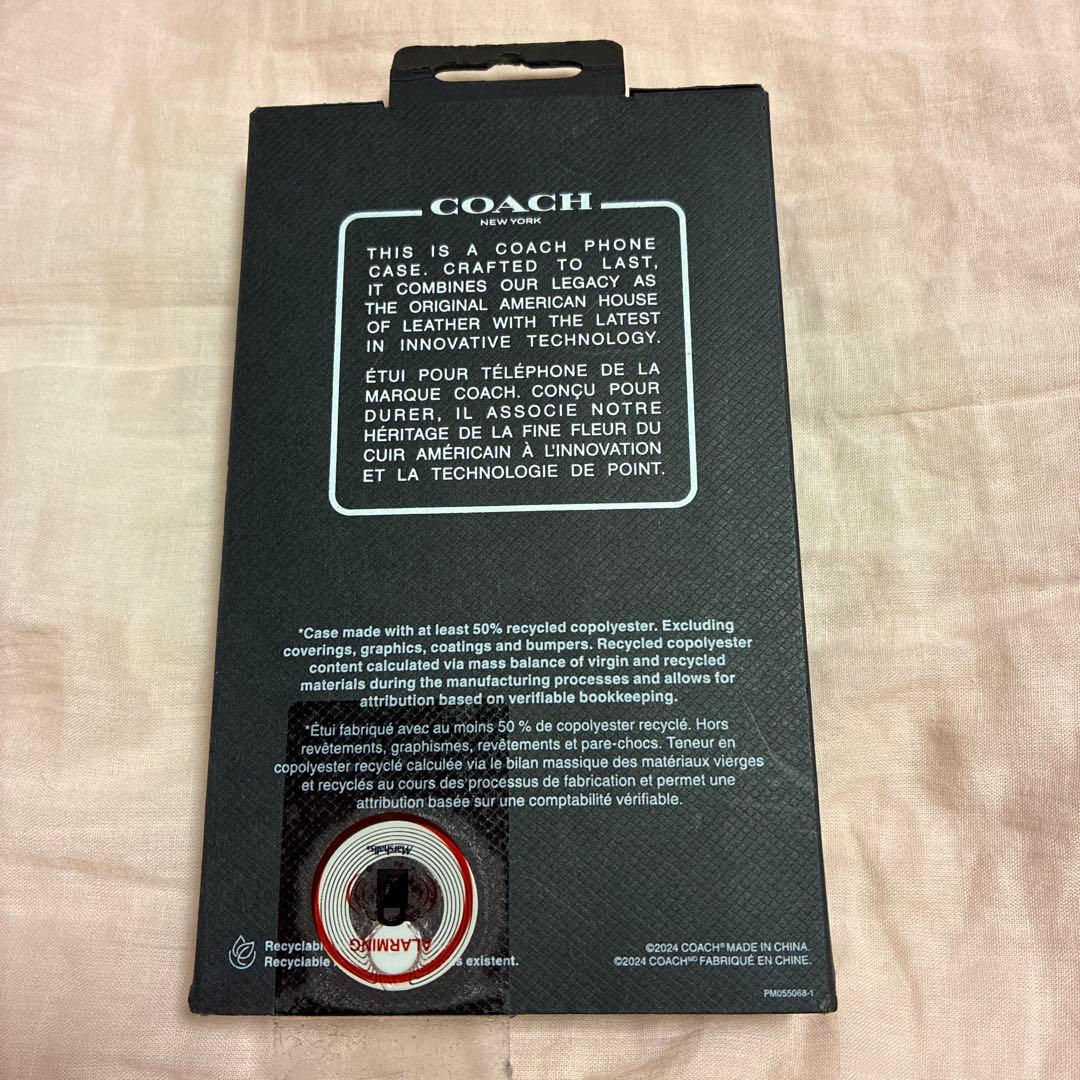 COACH 2024 iPhone 16 Pro 手帳型ケース　新品