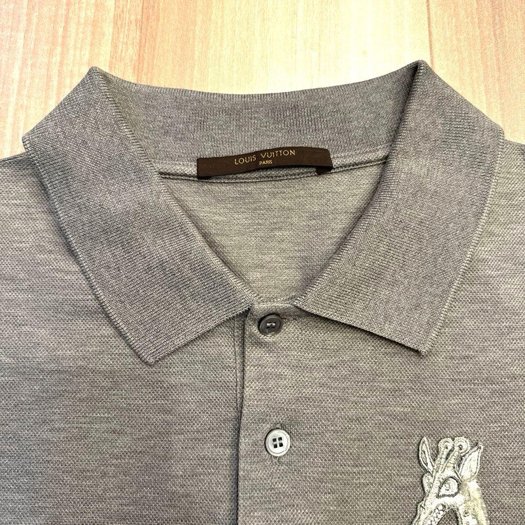 LOUIS VUITTON ルイヴィトン ポロシャツ グレー
