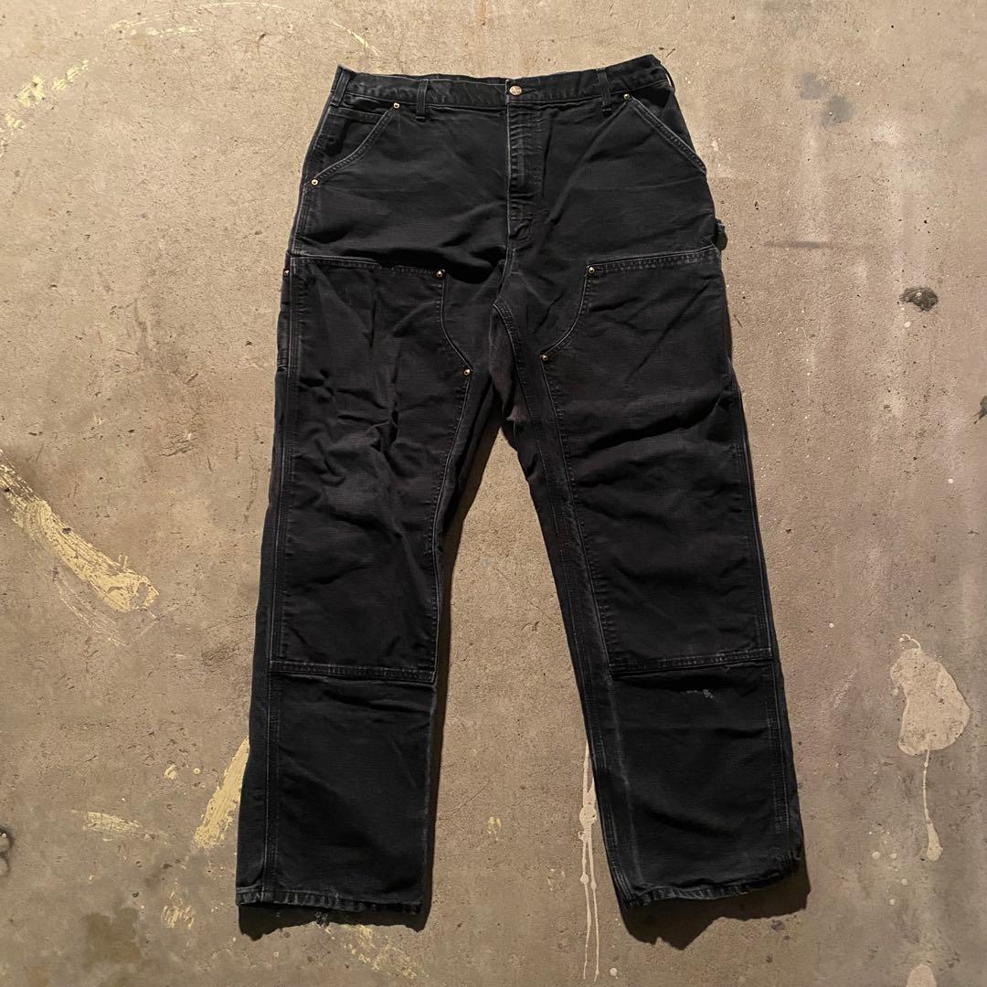 Carhartt　ダブルニー　USA製　ブラック