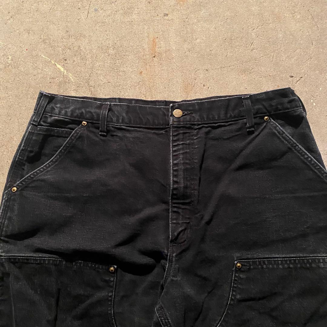 Carhartt　ダブルニー　USA製　ブラック