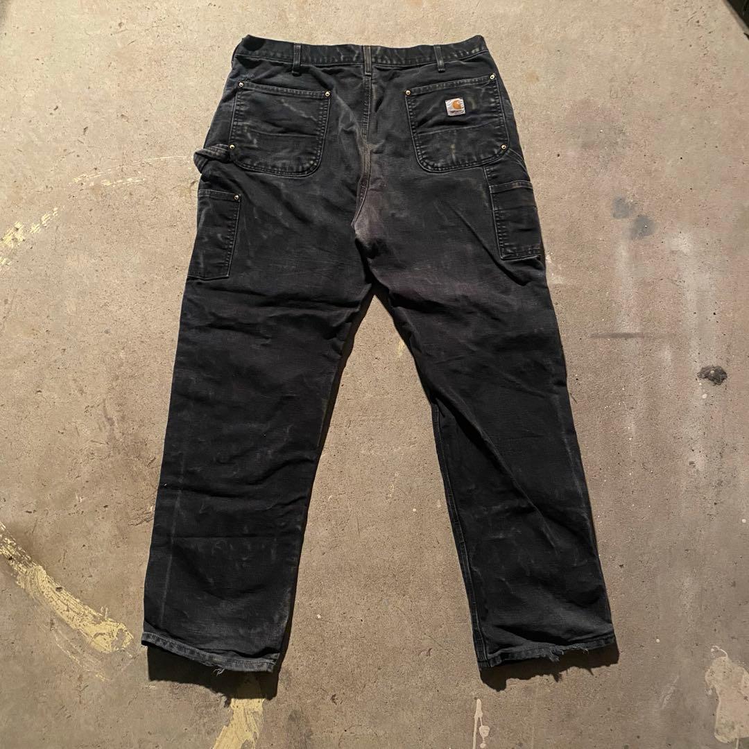 Carhartt　ダブルニー　USA製　ブラック