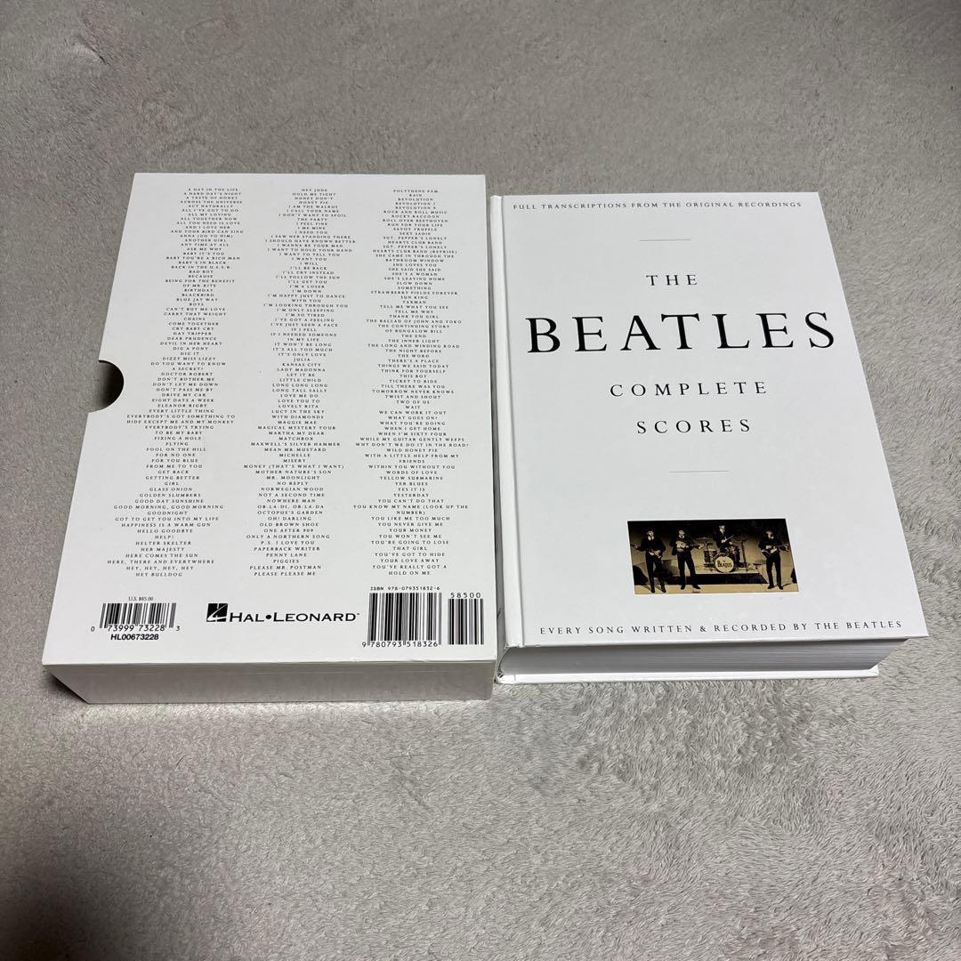 【美品】ビートルズ コンプリートスコア 全曲集 楽譜