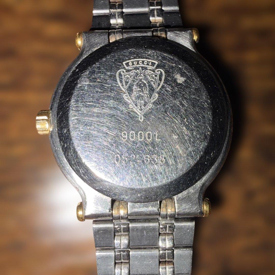 GUCCI 腕時計 クォーツ ゴールド/シルバー 9000L