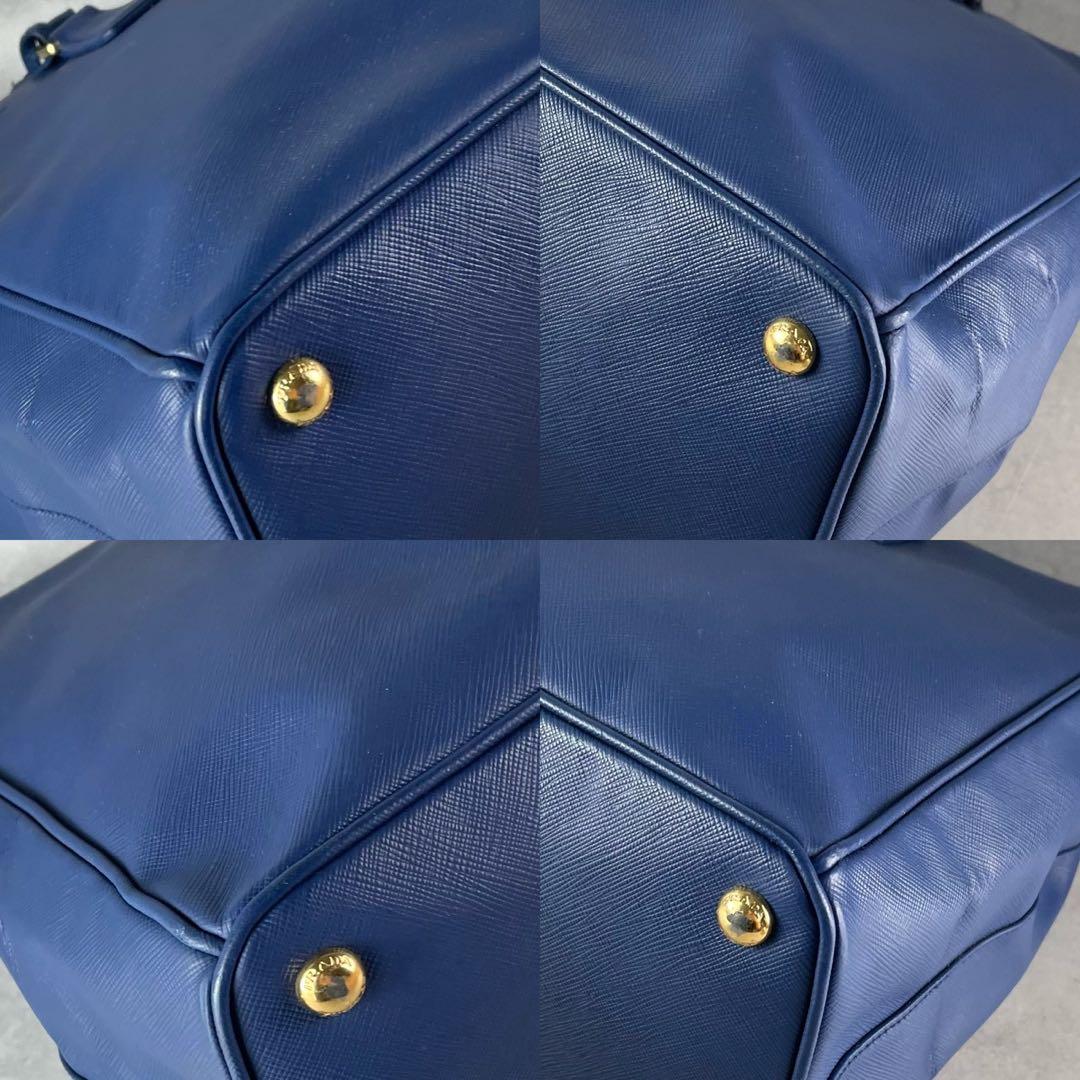 美品 PRADA プラダ ガリレア トートバッグ ショルダーバッグ レザー
