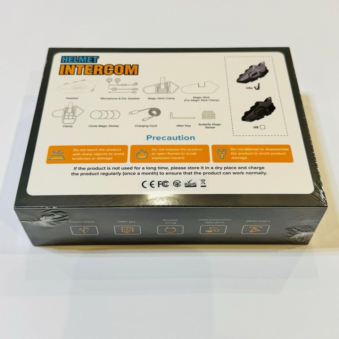 仁永様　8台　 8人同時通話 防水 インカム バイク用 高音質　イヤフォン