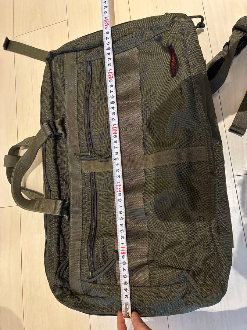 ブリーフィングバッグ　3way カーキ
