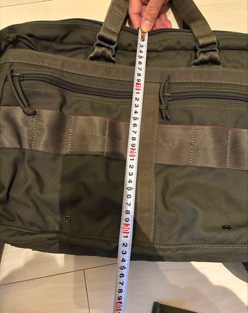 ブリーフィングバッグ　3way カーキ
