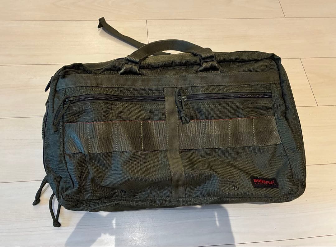 ブリーフィングバッグ　3way カーキ