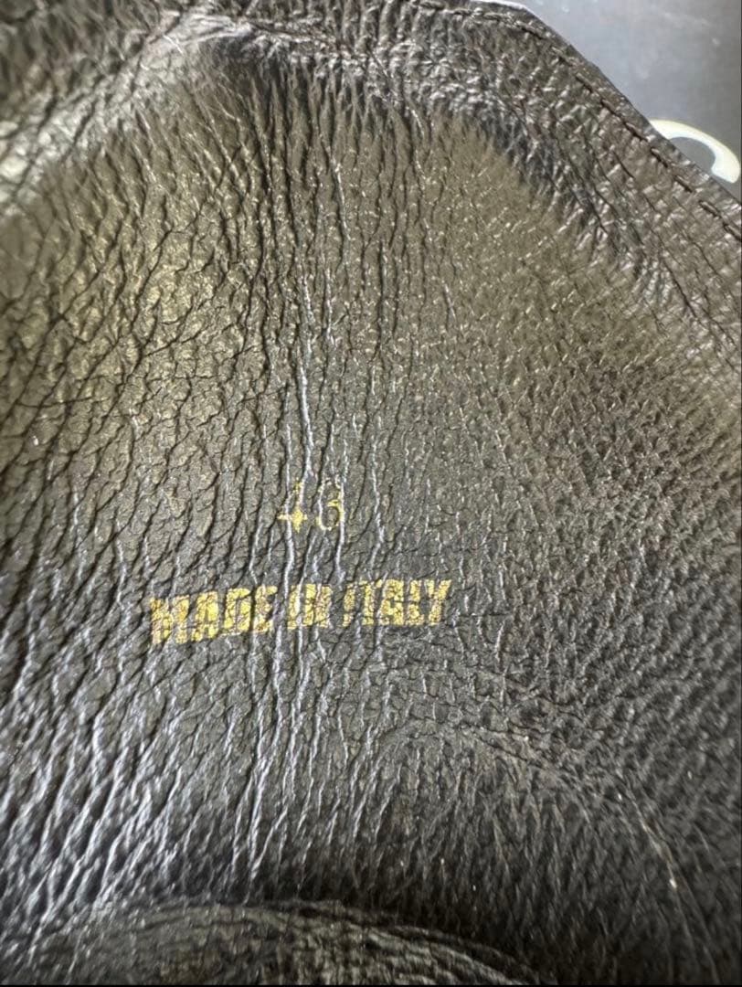 ☆*様 VERSACE ブラック レザー ブーツ　バレンシアガ　bulldoze