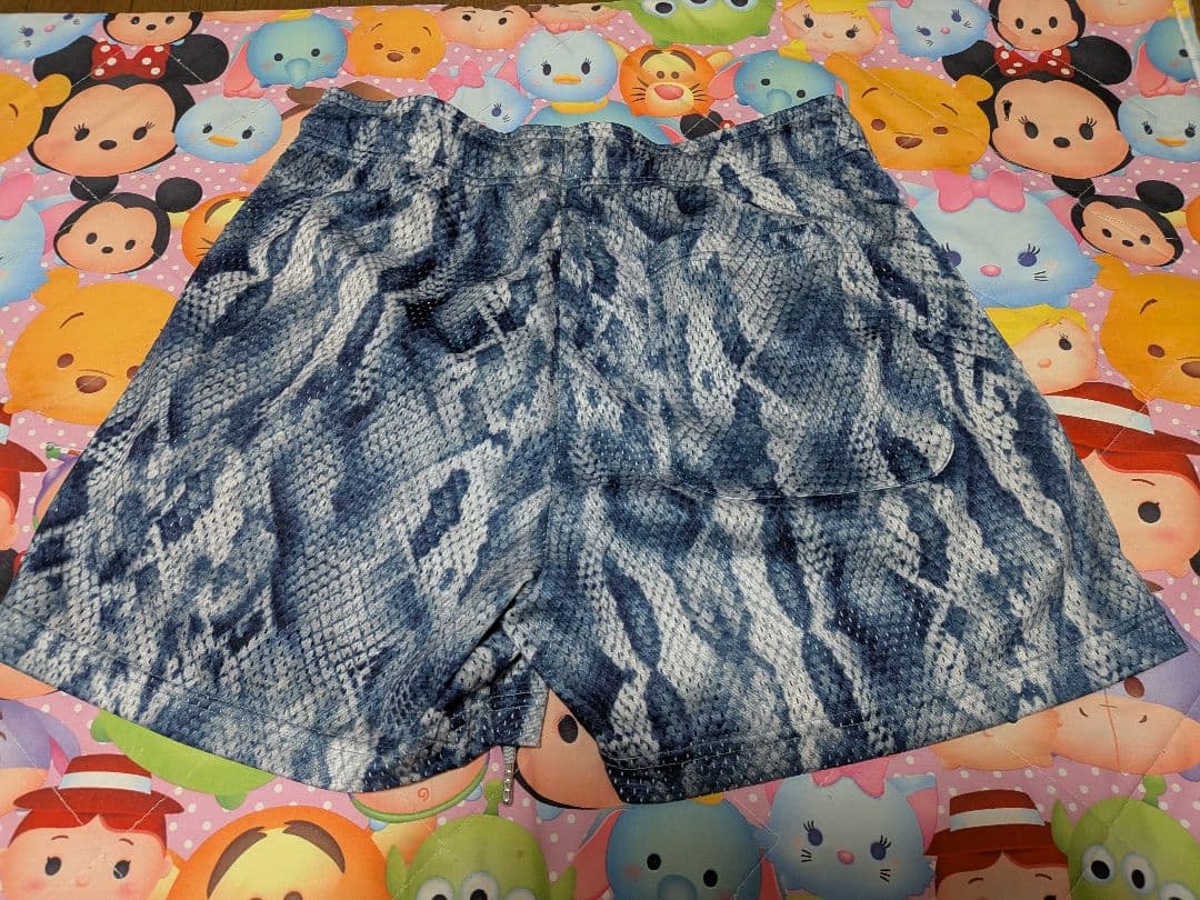 ウェア ballaholic Snake Mesh Zip Shorts (gray)