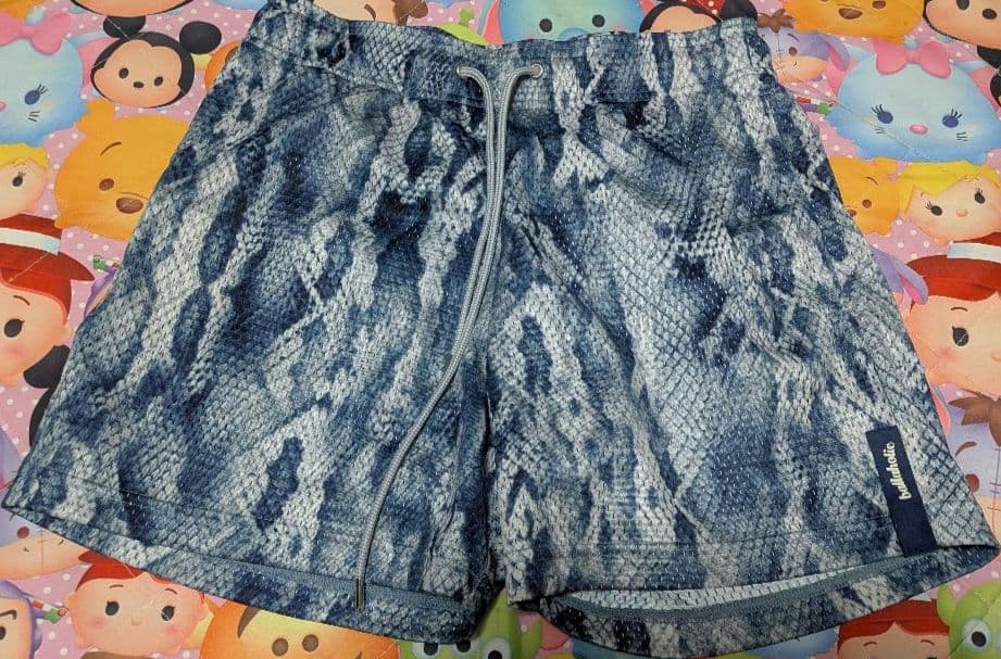 ウェア ballaholic Snake Mesh Zip Shorts (gray)