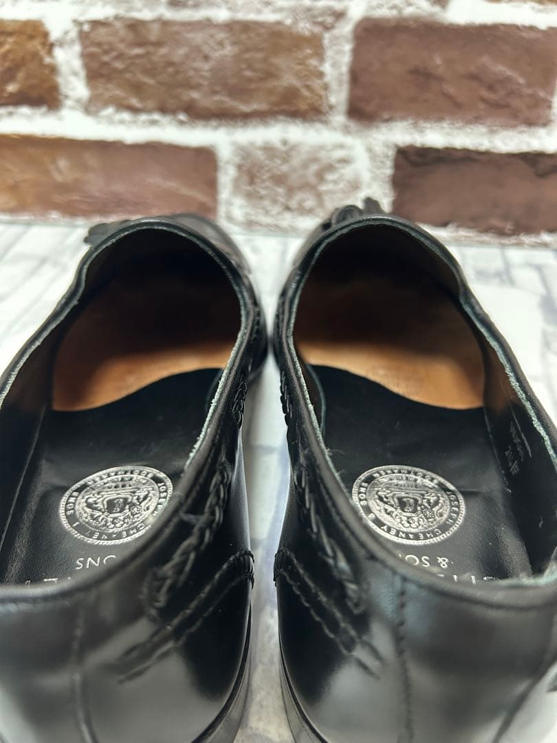 【極美品】ジョセフチーニー/タッセルローファー/ブラック（別注）