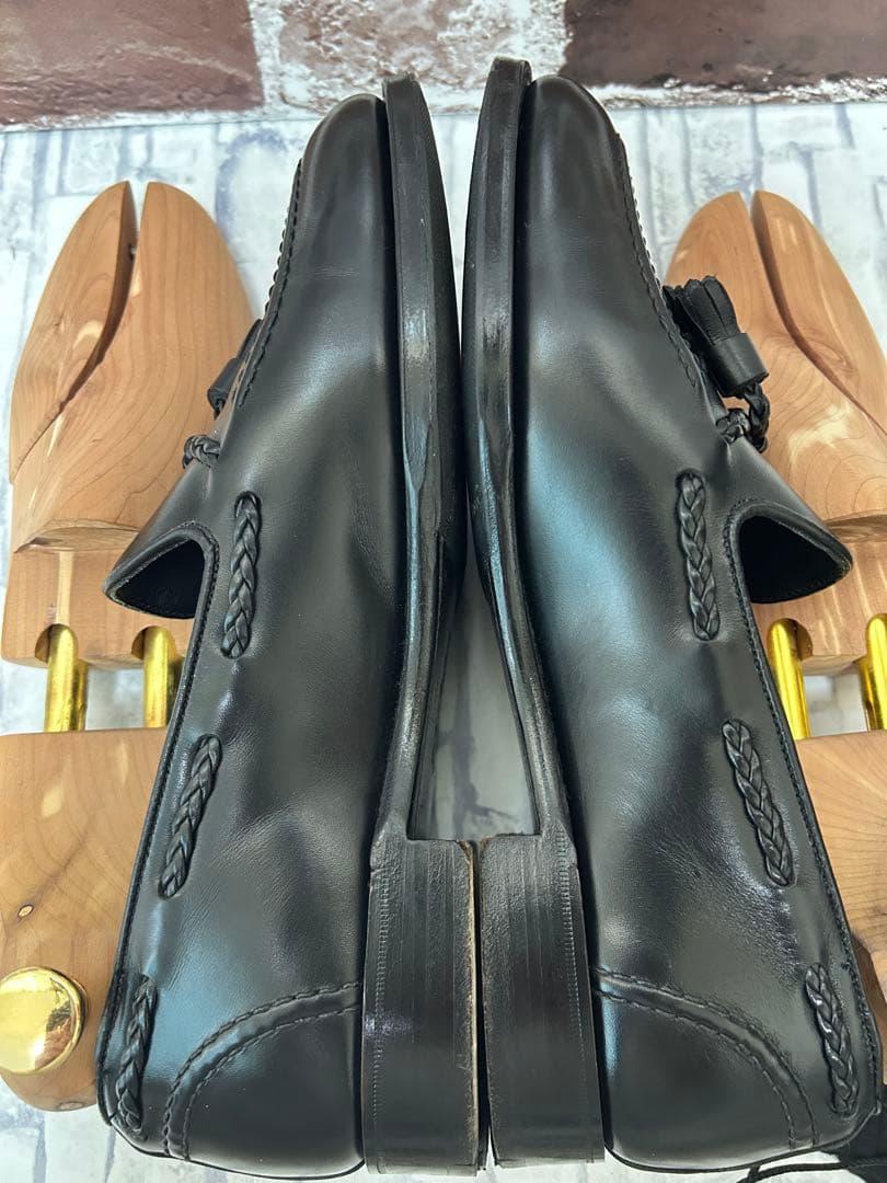 【極美品】ジョセフチーニー/タッセルローファー/ブラック（別注）