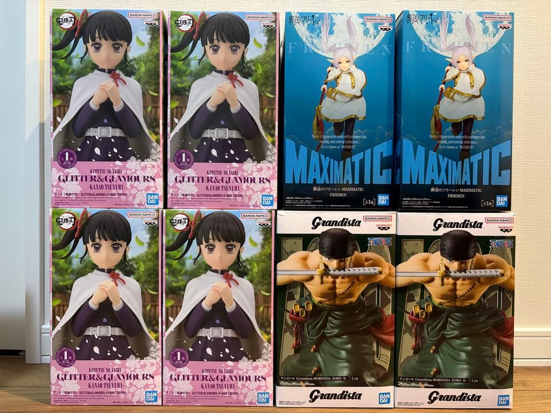 葬送のフリーレン 鬼滅の刃 栗花落カナヲ ワンピース ロロノア・ゾロ