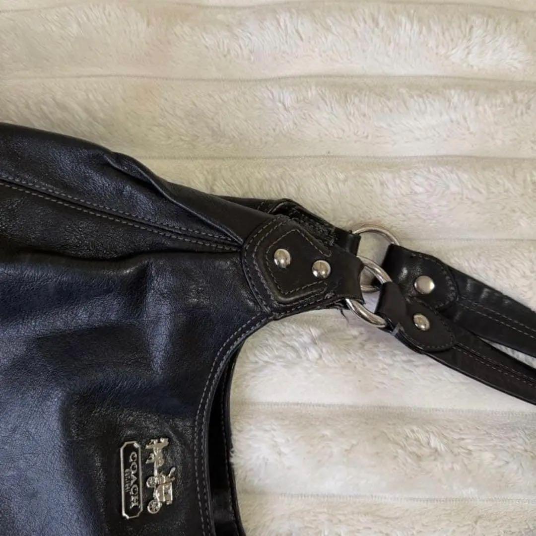 COACH Madison Maggie ブラック ショルダーバッグ