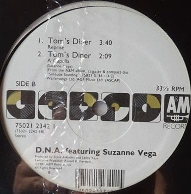洋楽 D.N.A. FEAT. SUZANNE VEGA/TOM'S DINER
