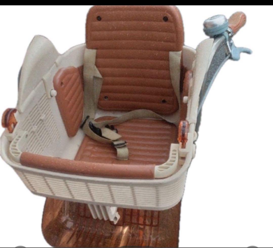 オレンジ シティサイクル チャイルドシート付き⭕️タイムセール中。