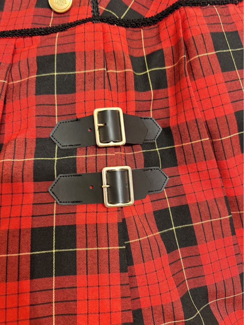 アンジェリックプリティ タータンチェックスカート＋リボンクリップセット