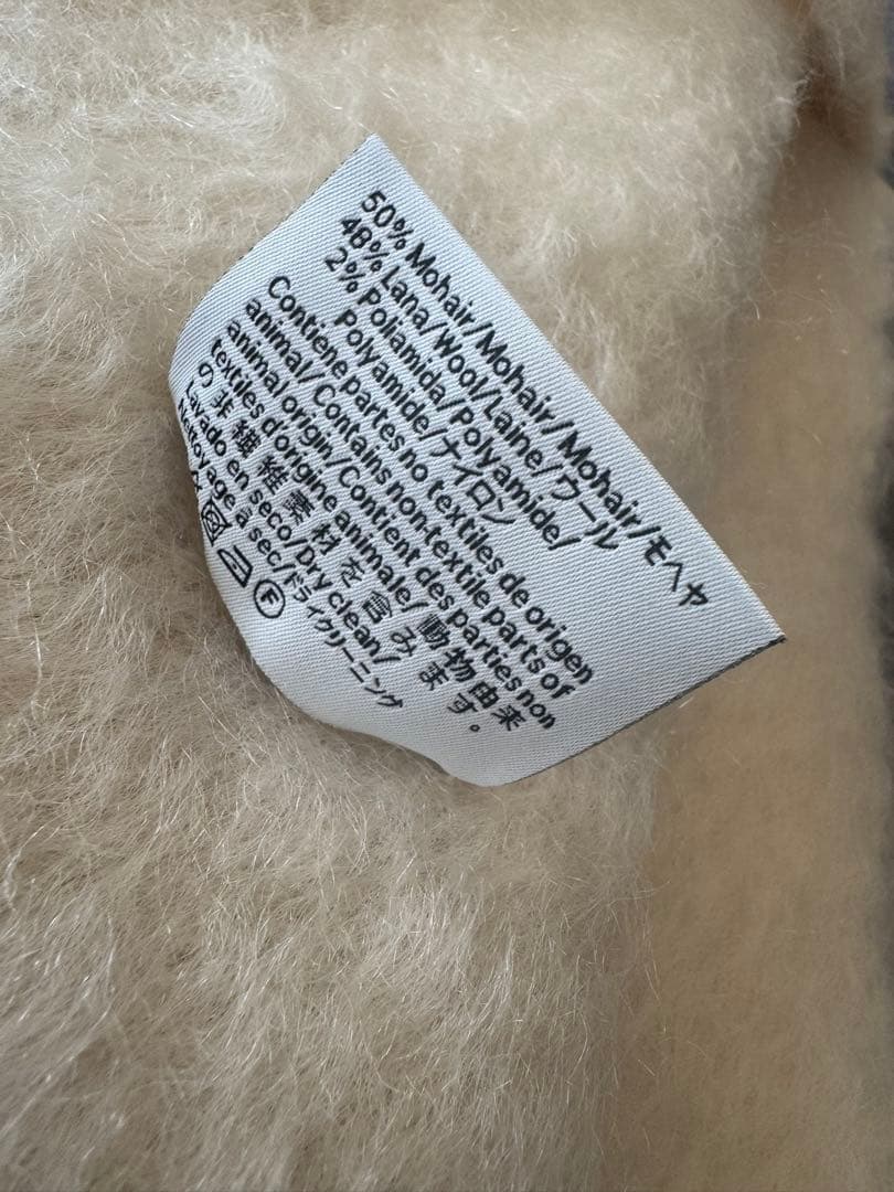 smiley☺︎ LOEWE クリーム色 モヘア混合マフラー