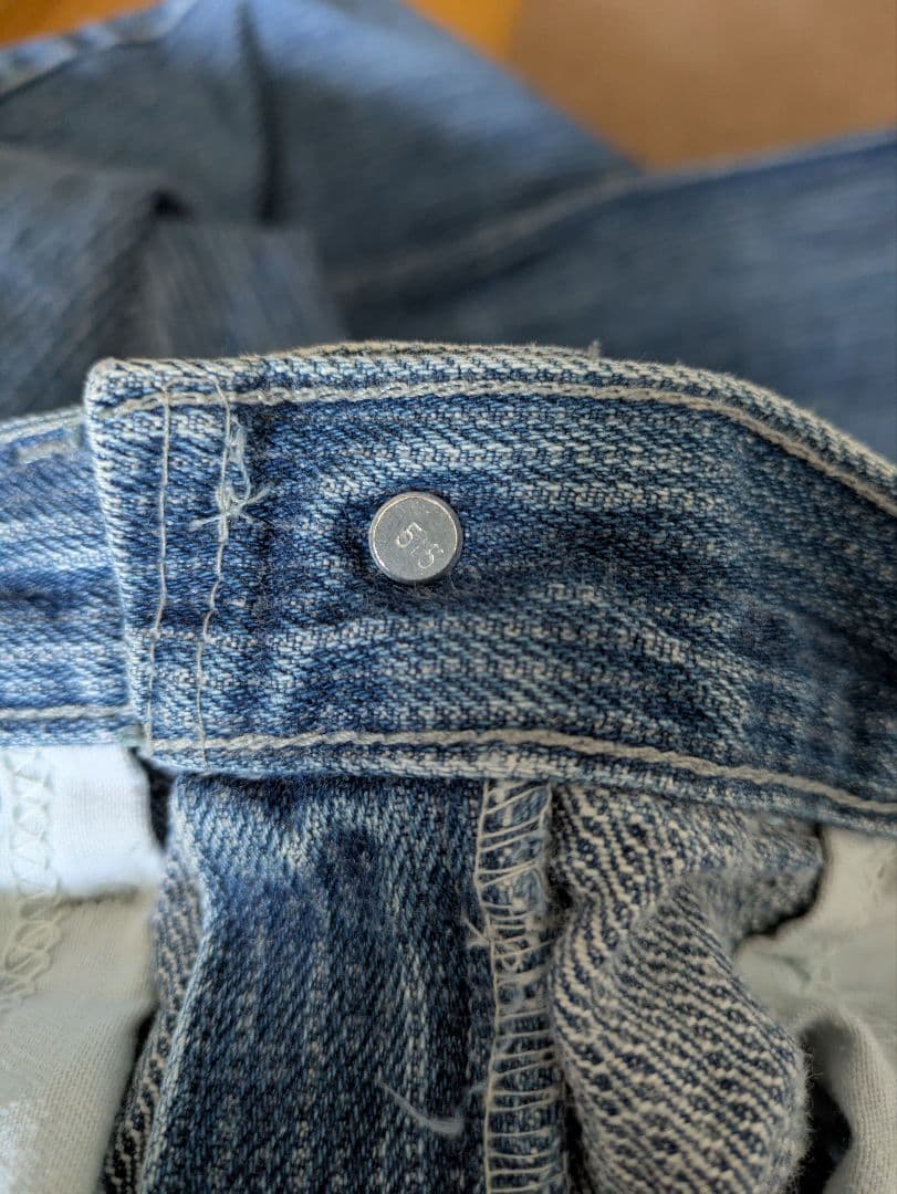 希少 Levi's505 ストライプ USA製 リーバイス ビンテージデニム