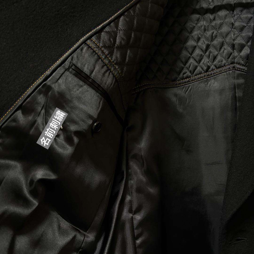 極美品☆ピエールカルダン　ダブル　チェスターコート　カシミア100% M