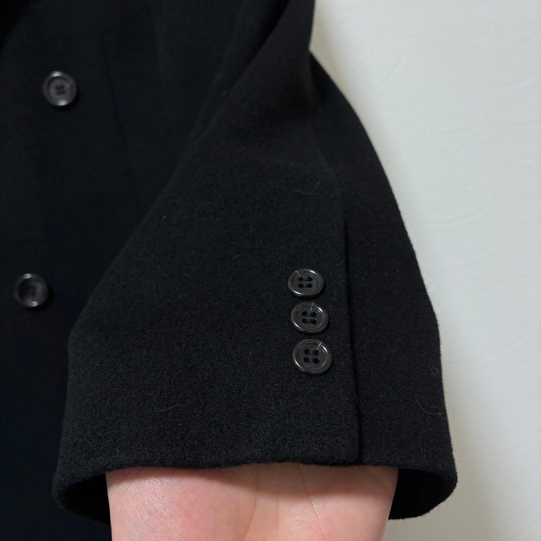 極美品☆ピエールカルダン　ダブル　チェスターコート　カシミア100% M