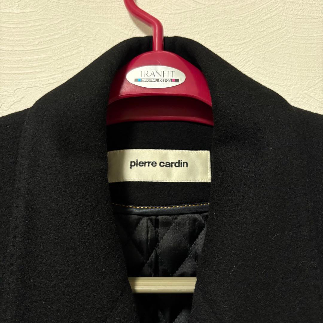 極美品☆ピエールカルダン　ダブル　チェスターコート　カシミア100% M