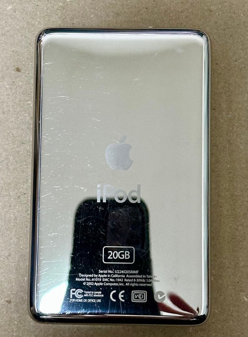 初代 iPod classic 2世代 ジャンク A1019 20GB